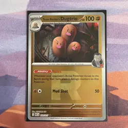 Pokemon TCG Team Rocket's Dugtrio Reverse Holo 101/217 Ascended Heroes NM - Image 1