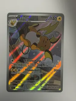 Raichu 211/193 Illustration Rare Paldea Evolved Pokemon TCG - Image 1