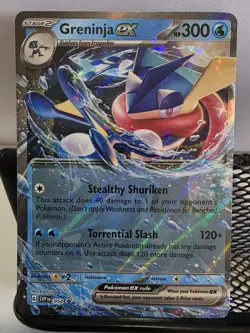 Greninja ex SVP054 Black Star Promo Holo Rare Pokemon TCG Card NM - Image 1