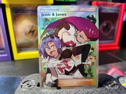 Pokemon TCG Jessie & James Trainer Full Art Ultra Rare Card 68/68 Hidden Fates - Image 1