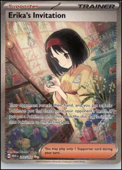 Erika's Invitation 203/165 Holofoil - Pokemon SV: Scarlet & Violet 151 - Image 1