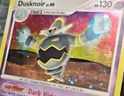 Dusknoir DP33 Black Star Promo Holo Pokemon TCG Swirl - HP - Image 3