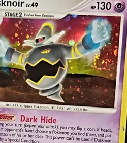 Dusknoir DP33 Black Star Promo Holo Pokemon TCG Swirl - HP - Image 5