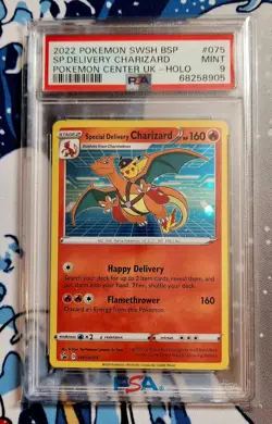 Special Delivery Charizard SWSH075 Promo PSA 9 Pokemon TCG - Image 1