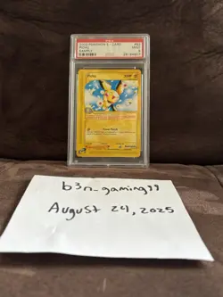 Pichu Sample E-Card 2002 Pokemon English Front, Japanese Back PSA 9 - Image 1