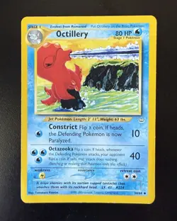 Octillery 34/64 Neo Revelation Regular Uncommon Pokemon TCG - Image 1
