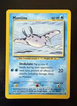 Mantine - 64/111 - Unlimited Edition - Pokemon Neo Genesis - Image 1