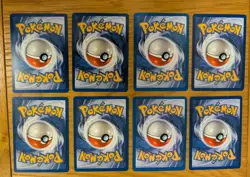 Omanyte 52/62 x4 - 1st Edition - Grimer 48 x4 - Fossil - Pokemon TCG - 1999 - Image 2