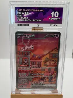 Pokemon TCG - S&V 151 - SVP053 Mew ex - Black Star Promo - ACE 10 - Perfect Subs - Image 1