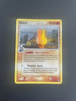 Pokemon TCG Elekid (Delta Species) EX Dragon Frontiers 48/101 Reverse Holo NM+ - Image 1