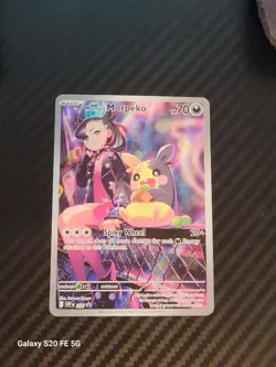 Pokemon TCG Marnie's Morpeko SVP 206 Black Star Promo - Image 1