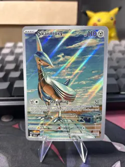Pokemon TCG Skarmory 209/191 Illustration Rare Surging Sparks NM Condition - Image 3