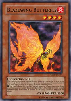 Blazewing Butterfly - TAEV-EN089 - Super Rare - Unlimited Edition - Lightly Play - Image 1