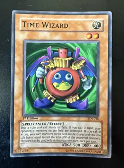 Time Wizard SDJ-015 1st Edition Common Starter Deck: Joey LP - Image 1