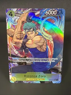 One Piece Adventure On Kami’s Island Roronoa Zoro OP15-113 SR Alt Art English - Image 1