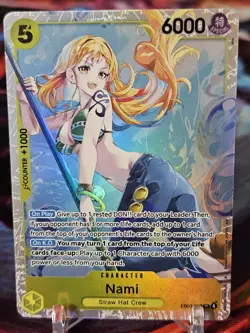 One piece EB03-053 Nami SR Holo TCG - Image 1