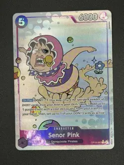 One Piece TCG OP-10 Royal Blood Senor Pink Rare OP10-067 - Image 1