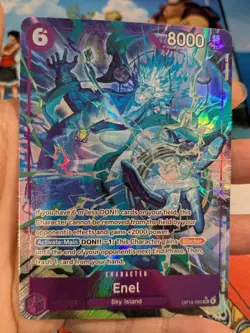 Enel OP15-060 SR Alt Art Adventure On Kami’s Island ENGLISH ONE PIECE - Image 1