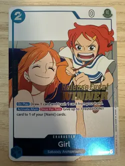 Girl (OP14 Release Event Winner) - One Piece Promo Cards (P-096) English NM+ - Image 1