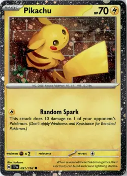 Pikachu - (Cosmo Holo) Promo Miscellaneous Cards & Products 051/162 NM - Image 1