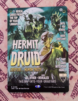 MTG Hermit Druid Poster Showcase Innistrad Remastered NM - Image 1