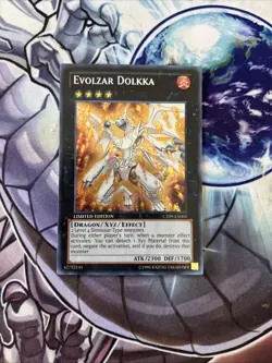 (YCL) Yu-Gi-Oh Card: Evolzar Dolkka CT09-EN001 Limited Edition Secret Rare! VLP - Image 1