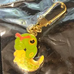 Pokemon Vintage Japanese Nintendo TOMY Keychain - Caterpie - Sealed - #0715 - Image 3