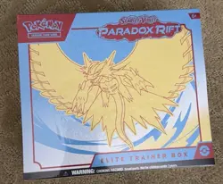 Pokemon TCG Scarlet & Violet Paradox Rift ETB [Roaring Moon] Factory Sealed - Image 1