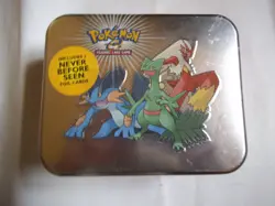 2003 Rare Pokemon E-Reader EX Series Collector's Tin **Factory Sealed/English** 45496840105 - Image 1