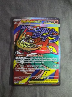 Pokemon - 268/217 Mega Hawlucha ex ME Ascended Heroes Mega Attack Rare Holo NM - Image 1