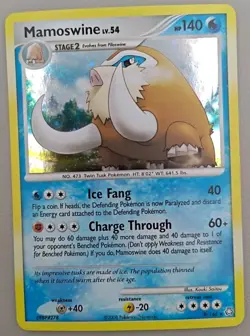 Mamoswine 9/146 Legends Awakened Holo Rare Pokemon TCG - LP - Image 1