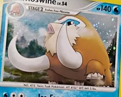 Mamoswine 9/146 Legends Awakened Holo Rare Pokemon TCG - LP - Image 5