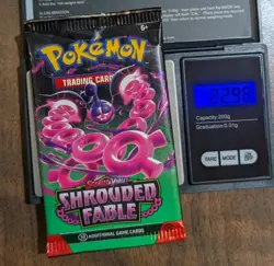 Shrouded Fable Booster Pack - Very Heavy 22.98g - Pokemon Scarlet & Violet - Image 1