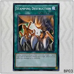 Stamping Destruction - BP03-EN142 - Common 1st Edition Yugioh - Image 1
