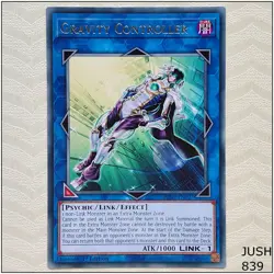 Gravity Controller - JUSH-EN027 - Rare 1st Edition Yugioh - Image 1