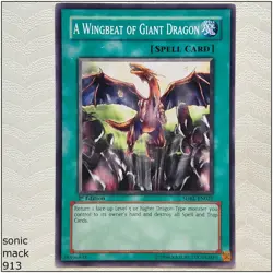 A Wingbeat of Giant Dragon - SDRL-EN025 - Common 1st Edition Yugioh - Image 1