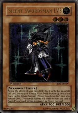 Silent Swordsman LV3 1st Ed Ultimate Rare RDS-EN009 Yu-Gi-Oh! - Image 1