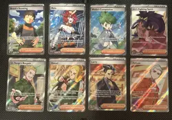 Pokemon Full Art Trainer Lot 8 Cards From Random Sets NM/M - Image 1