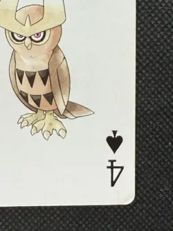 Pokemon Noctowl 4 of Spades Gold Deck Ho-oh Playing Card Poker Nintendo EX - Image 4
