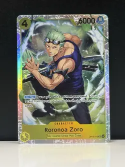 Roronoa Zoro SR OP15-113 Adventure on Kami's Island Foil One Piece Card Game - Image 1