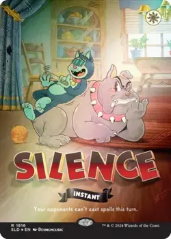 Silence (1816) (Rainbow Foil) -Foil Near Mint MTG Secret Lair - Image 1