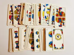 CARTE DA GIOCO TRIESTINE ESBAR R6 ERRESEI ORIGINAL VINTAGE PLAYING CARDS NEW - Image 3