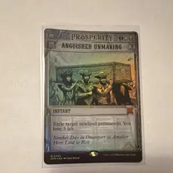 Magic: The Gathering Anguished Unmaking Instant Foil Outlaws 0035 English - Image 1