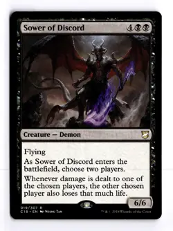 Sower of Discord 19 Commander 2018 R MTG LP - Image 1