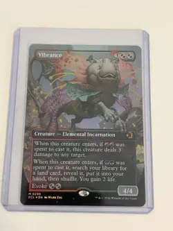 Vibrance Borderless Foil 0295 NM mtg Lorwyn Eclipsed - Image 1