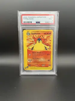 PSA 8 2002 Pokemon Expedition 64/165 Typhlosion Near Mint Non-Holo - Image 1