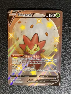 Pokemon TCG Eldegoss V 084 Sword & Shield Black Star Promo - Image 1