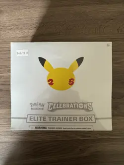 Pokemon TCG Elite Trainer Box ETB 25th Anniversary Celebrations New Sealed - Image 1