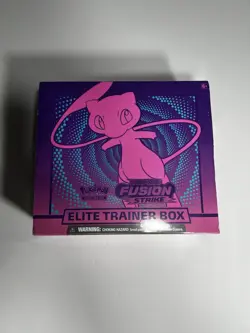 Pokemon Sword & Shield Fusion Strike Elite Trainer Box Mew Booster English - Image 1