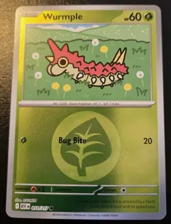 Wurmple 011/217 Reverse Holo Common Ascended Heroes Pokemon TCG - Image 1